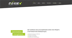 Desktop Screenshot of bet-exergie.com